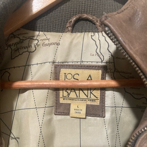 Mens leather jacket size L - Picture 2 of 3